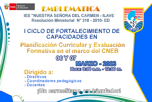 I Ciclo de Fortalecimiento de Capacidades en Planificación Curricular y Evaluación Formativa -2023